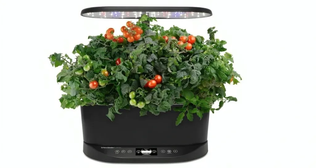 If you're looking for easy-to-use the best indoor plant grow lights for your plant, the AeroGarden Bounty Basic can be perfect for you. It comes with an LED grow light and a self-watering feature. That makes it a hassle-free choice for growing herbs and vegetables indoors. We tested this hydroponic system for three months in our lab and six months at home. It proved to be a very low-maintenance option. We spent just about five minutes a week on plant care. This system is especially great for people who may forget to water, feed, or turn on the lights. It allows you to set a timer and notifies you via the touch screen when it’s time to add water or plant food. If you're traveling, you won't have to worry about your plants being neglected! Setting it up was quick and easy, taking us less than 15 minutes to prepare and plant the pods. Once we inserted the pods and plugged them in. The touch screen guided us through the process with a "Quick Plant" page. The system also provides estimates on growth time, water levels, and when to add plant food. We loved the implemented "Trellis System". Which is simple to install and supports plants as they grow taller. Each plant pod includes a note about the plant's final height (short, medium, or tall). Which helped us decide where to place them in the garden. The light panel's arm is adjustable, allowing it to rise up to 24 inches. It accommodates the plants as they grow. Though it's one of the pricier options, this system is worth it if you want a self-sufficient indoor garden. Remember, you'll need to buy special pods and plant food, but AeroGarden offers a variety of options to choose from. Product Size: 34 x 17.25 x 11.25 inches, with a 30-watt LED light.